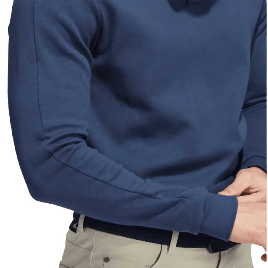 Adidas Go-To Long Sleeve Henley Polo Shirt - Navy