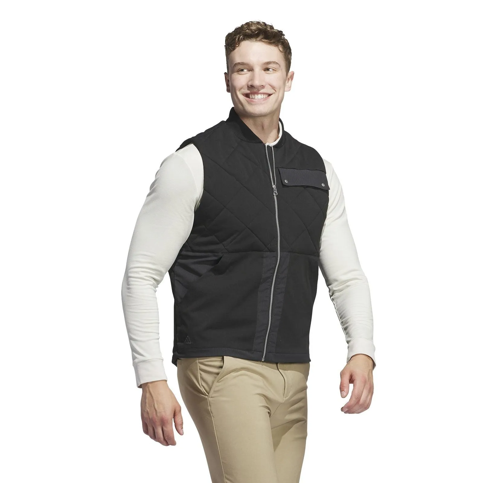 adidas Go-To Quilted FZ Golf Vest IL0580