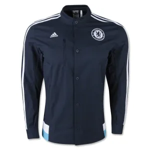 adidas Men's Chelsea Anthem Jacket Marine/White