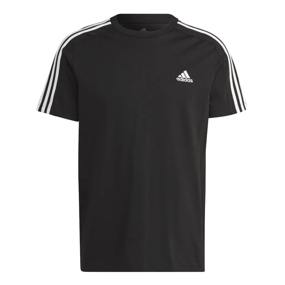 adidas Men's Essentials Single Jersey 3-Stripes Tee