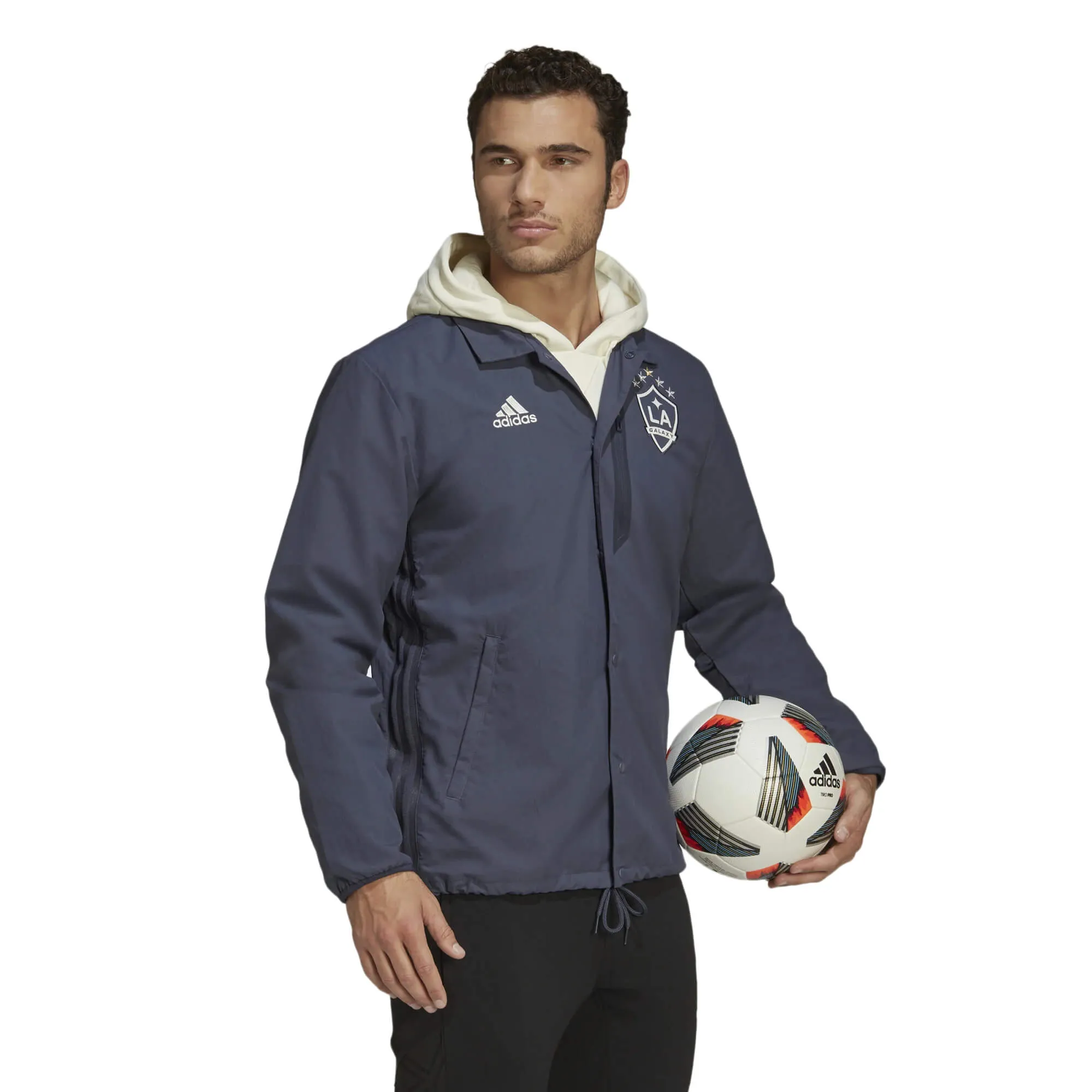 adidas Men's LA Galaxy 2022 Tiro Anthem Jacket Shawdow Navy/White