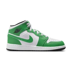 Air Jordan 1 Mid Lucky Green (GS)