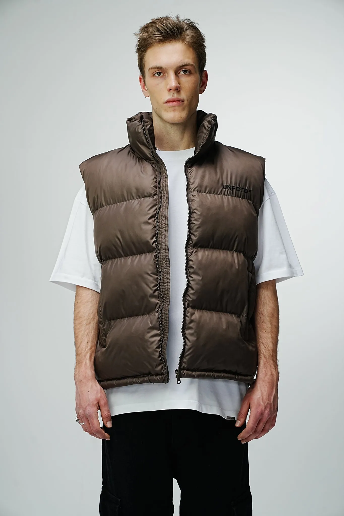 Airdrop Elite Puffer Vest - Coffee Brown