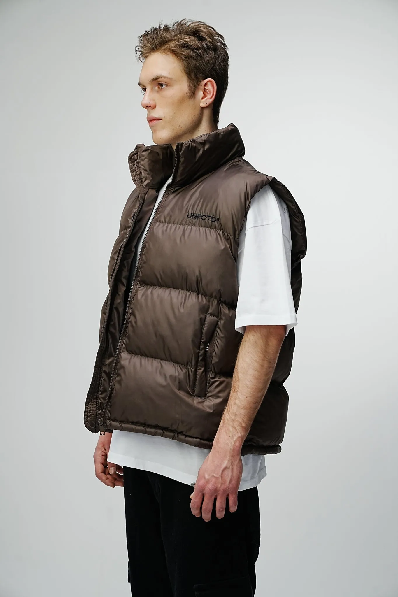 Airdrop Elite Puffer Vest - Coffee Brown