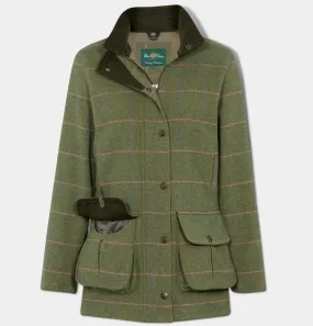 Alan Paine Women's Rutland Waterproof Tweed Coat