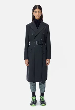 Belted Trench Coat / Black