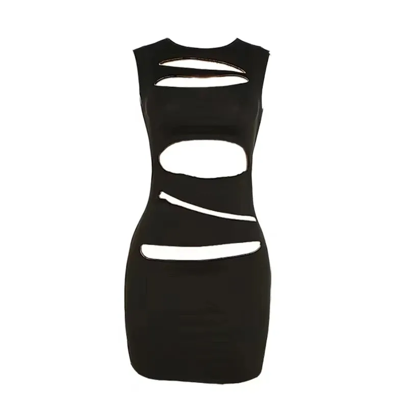 Buche Y2K Cutout Bodycon Mini Dress