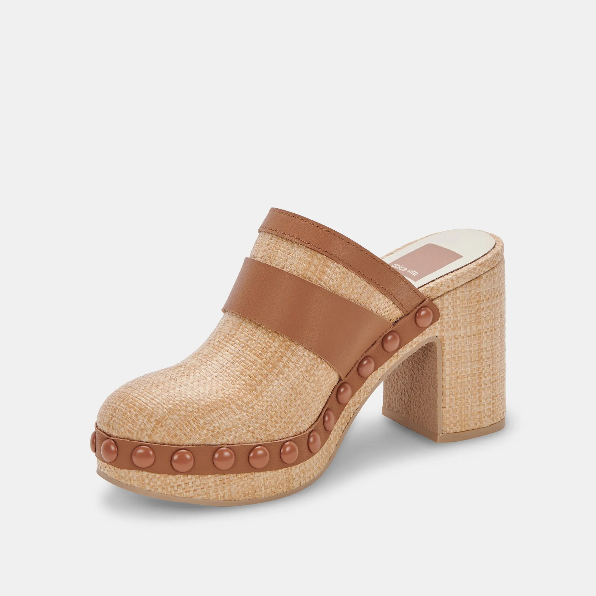 CARMAC HEELS LT NATURAL RAFFIA