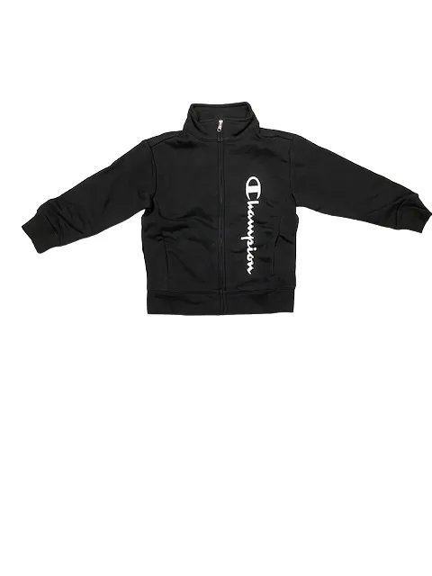 Champion Girl's tracksuit with brushed full zip 404501 KK001 NBK black