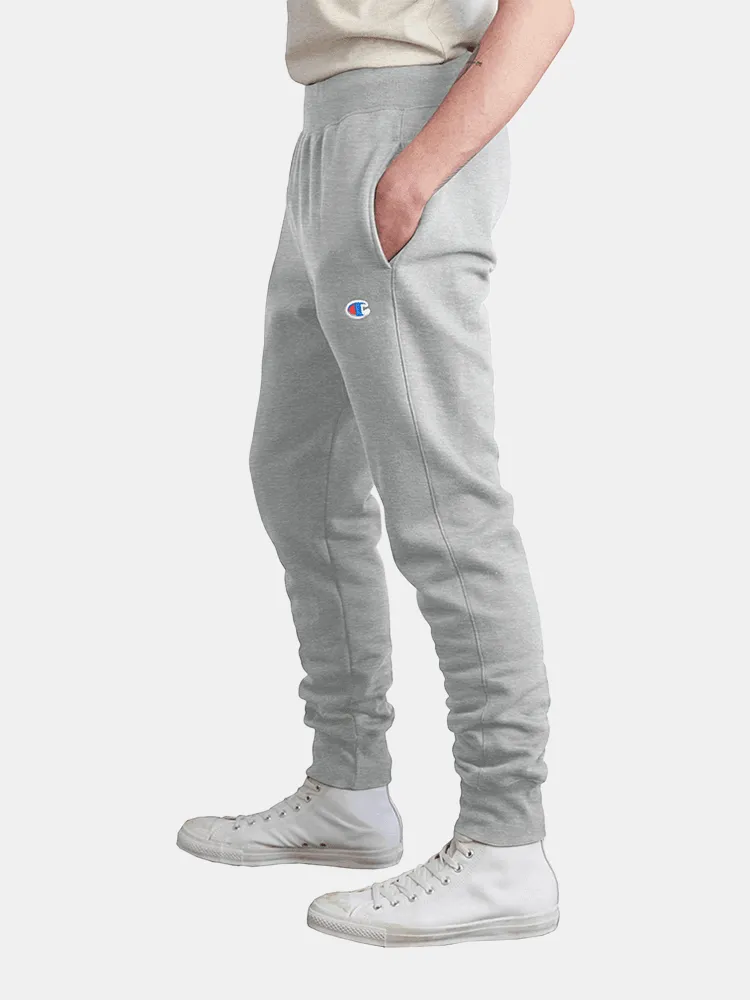 Champion Reverse Weave Small C Jogger - Grey