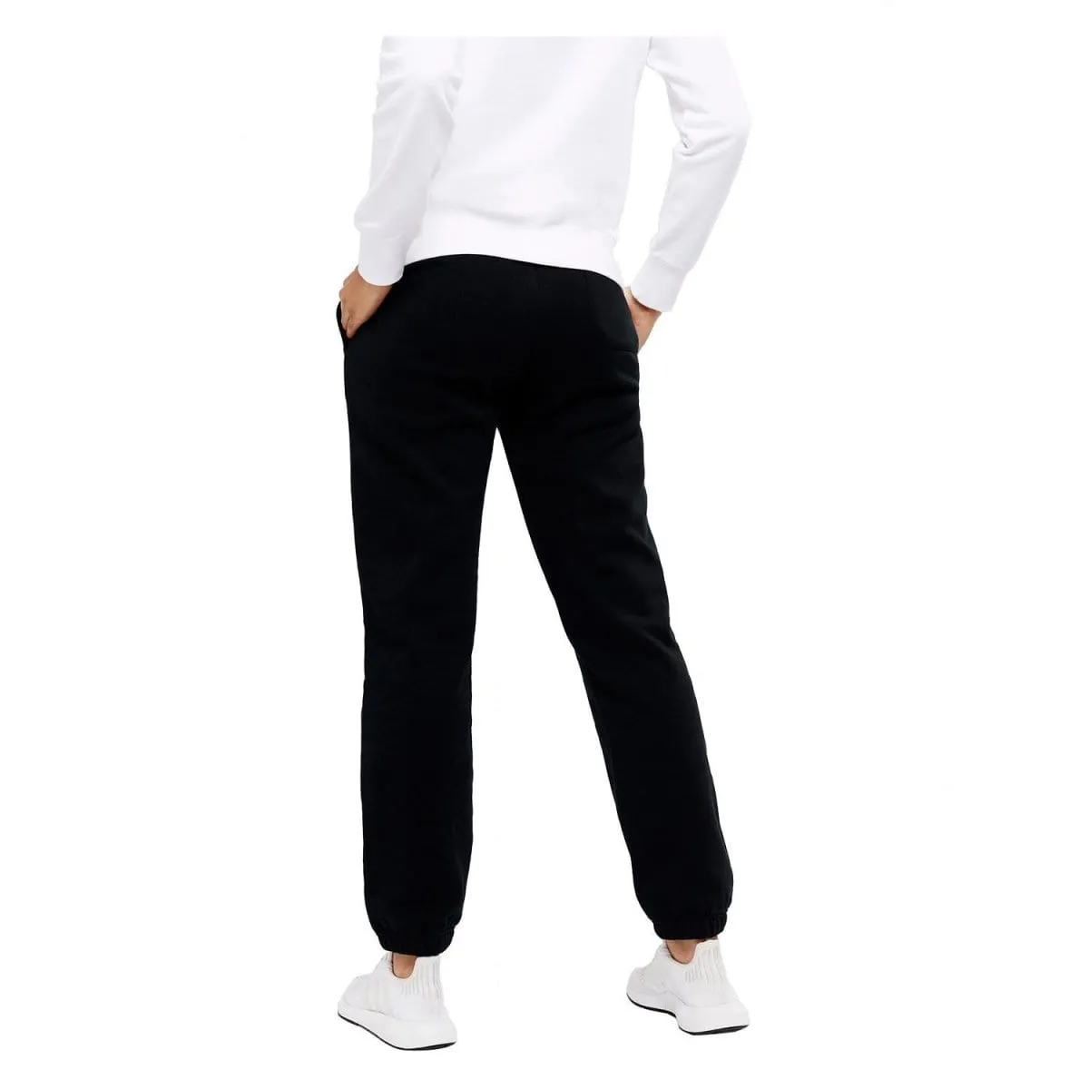 CHAMPION WOMEN'S SCRIPT HIGH WAISTED BLACK TRACKPANTS