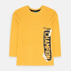 Champion Yellow Full Sleeve Shirt 9338