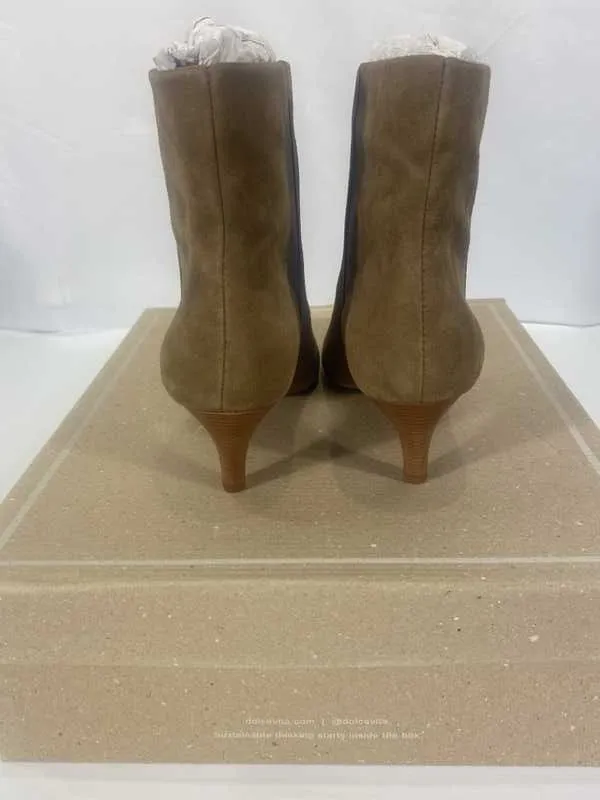 DEE BOOTIES BROWN SUEDE - re:vita