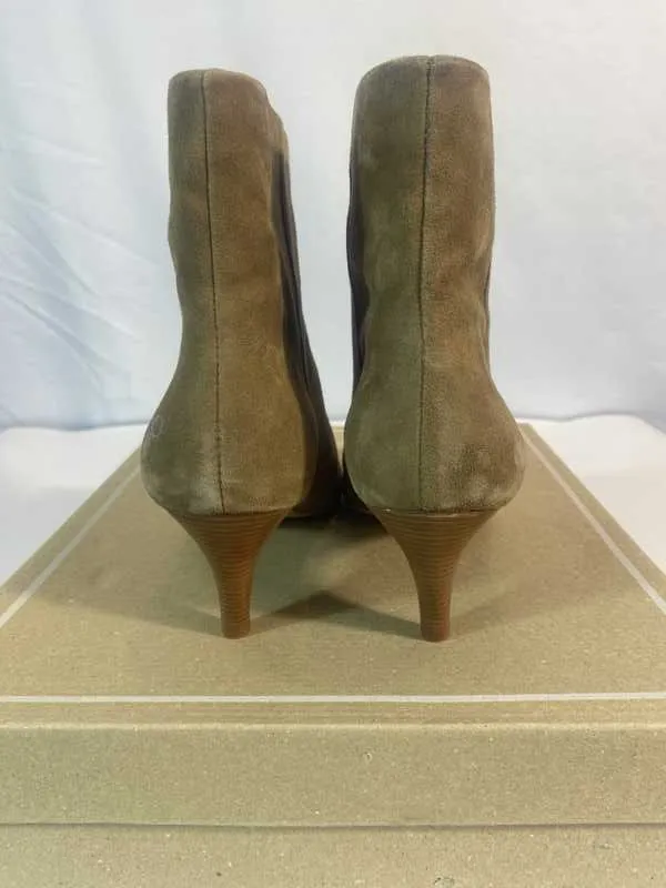 DEE BOOTIES BROWN SUEDE - re:vita