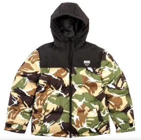 DGK Sanction Puffer Jacket / Camo.