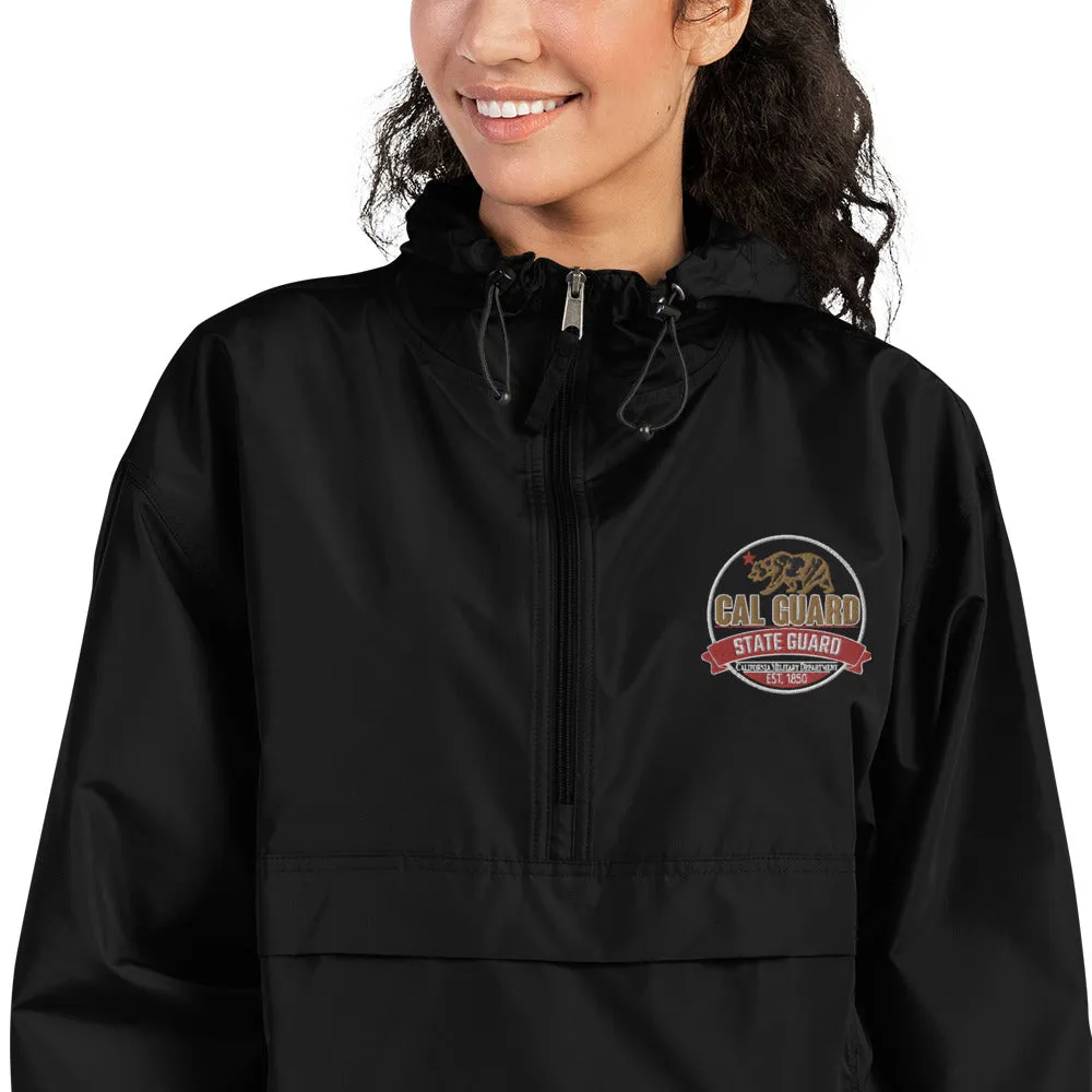 Embroidered Unisex Champion Packable Jacket - California State Guard