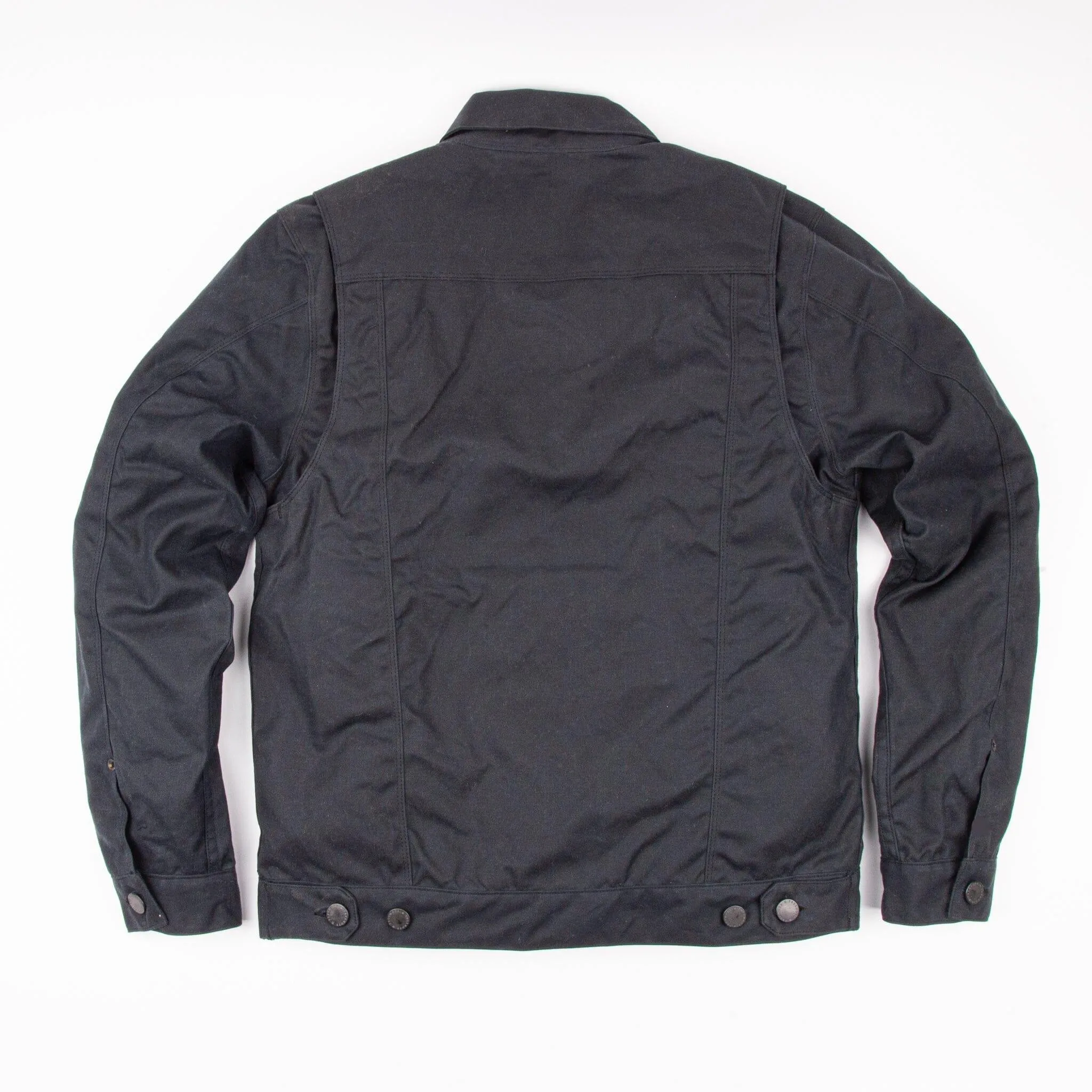 Freenote Cloth - Riders Jacket Waxed Canvas Black