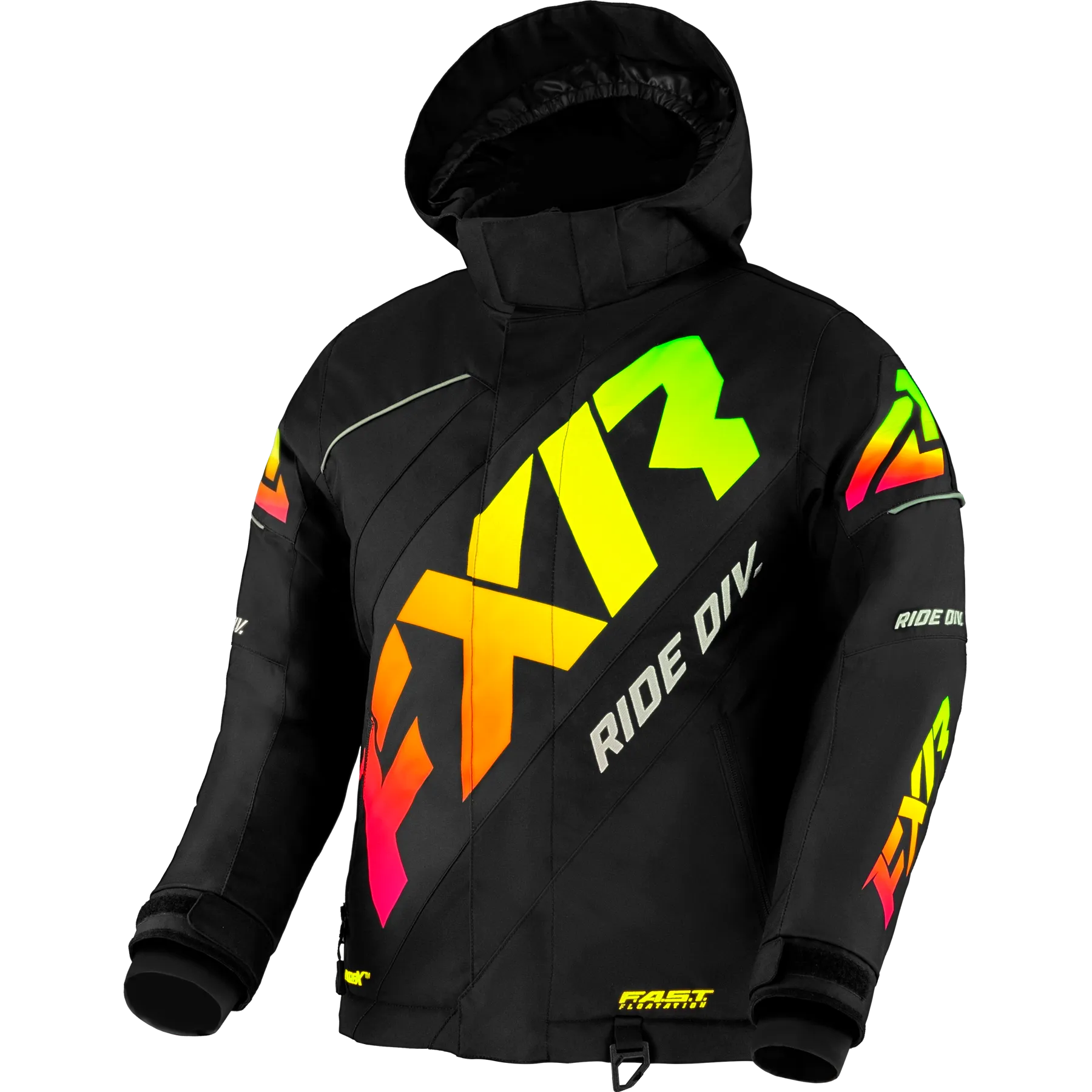 FXR Youth CX Jacket Black/Sherbert