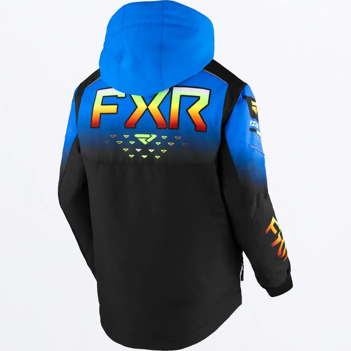 FXR Youth Helium Jacket Black/Blue/Inferno