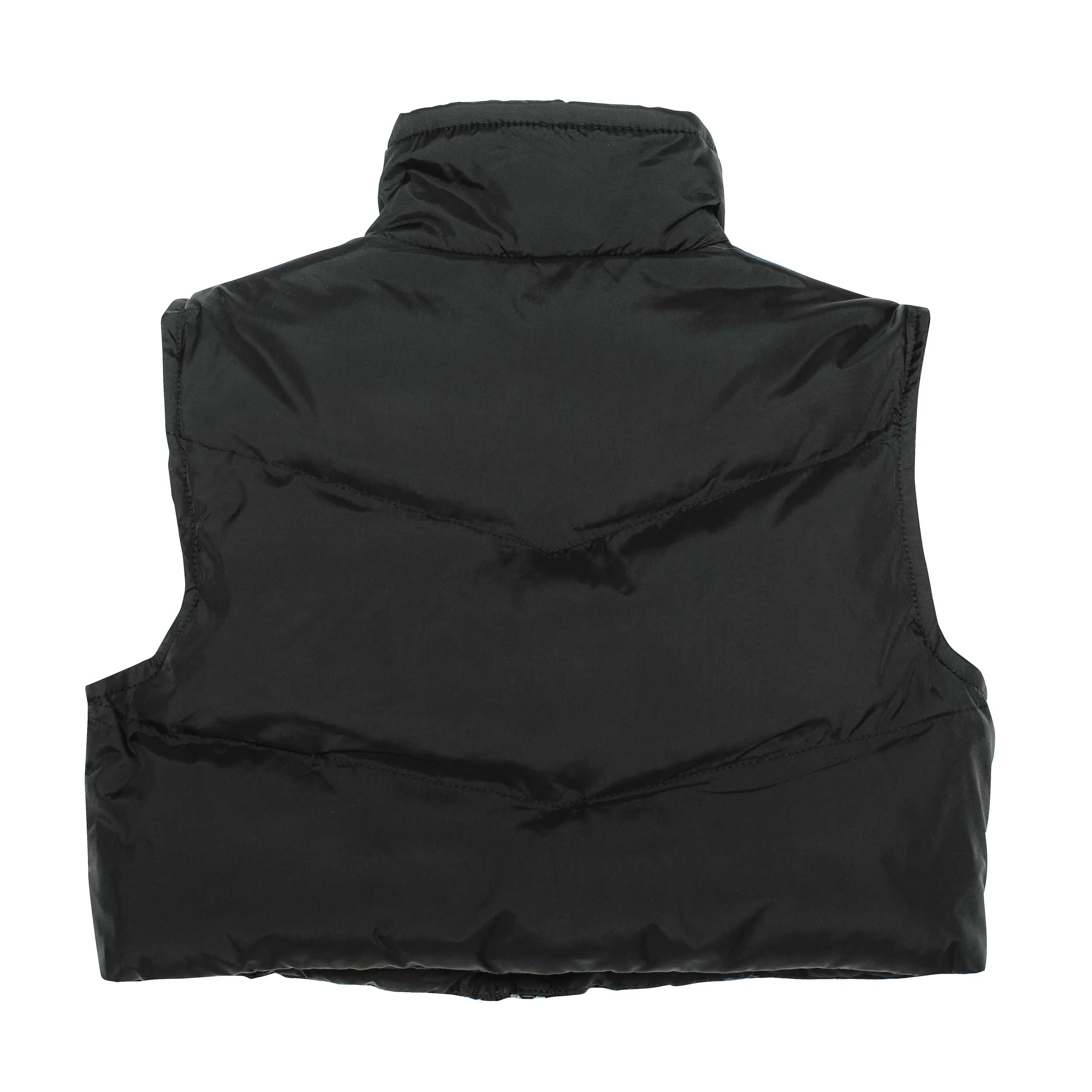 Genie: Crop Sleeveless Puffer Vest