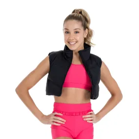 Genie: Crop Sleeveless Puffer Vest