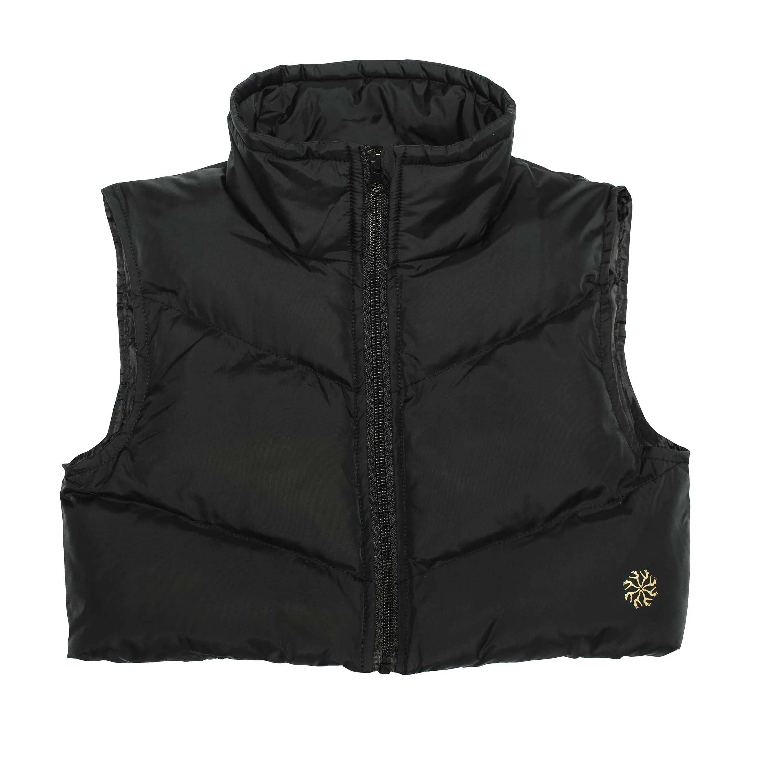 Genie: Crop Sleeveless Puffer Vest