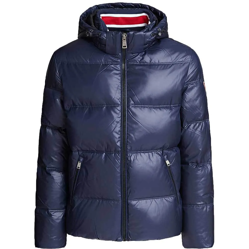 Guess Hooded Puffer Jacket - Blue Navy M94L42