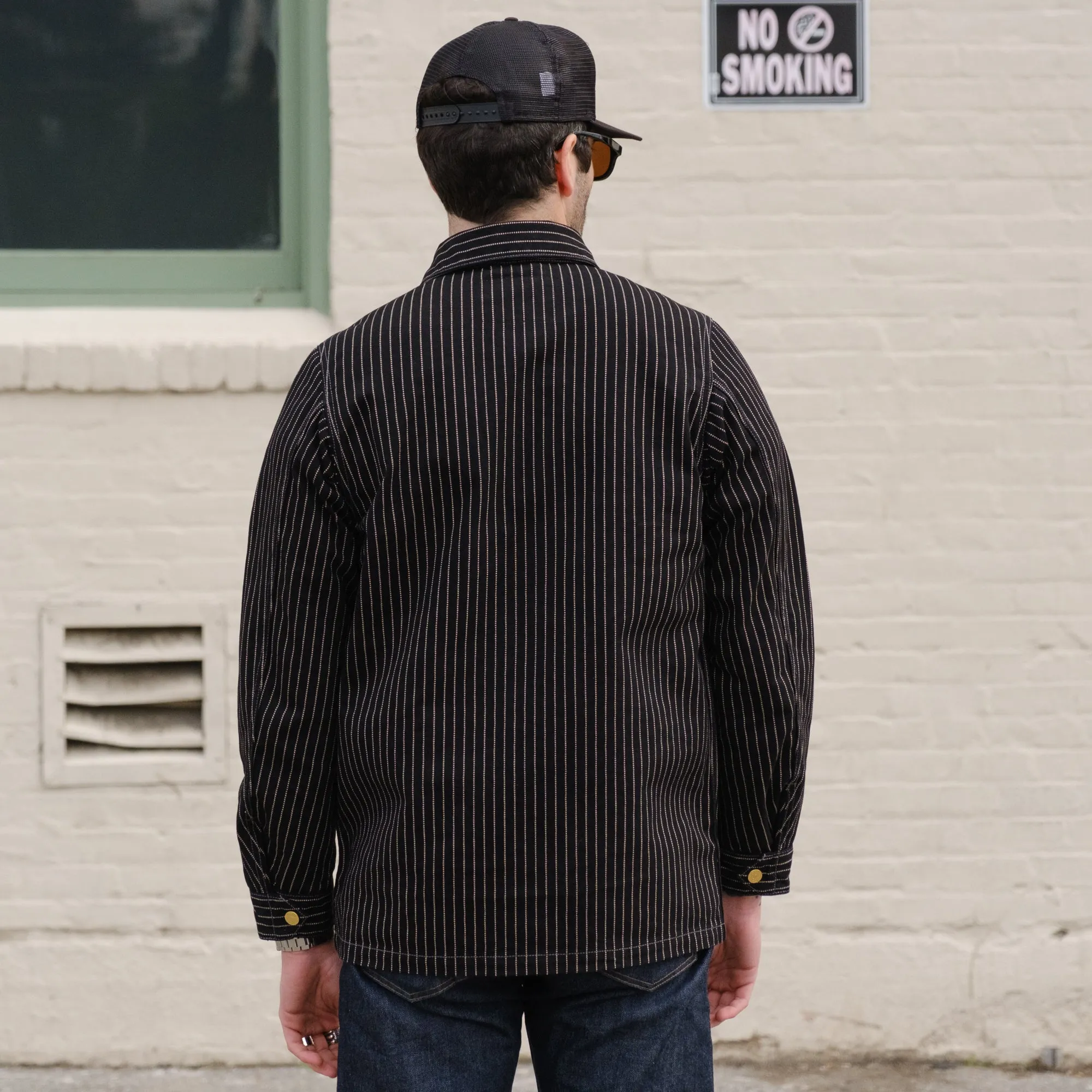 Black Iron Heart IHJ-120-BLK 12oz Wabash Chore Jacket - Final Sale.