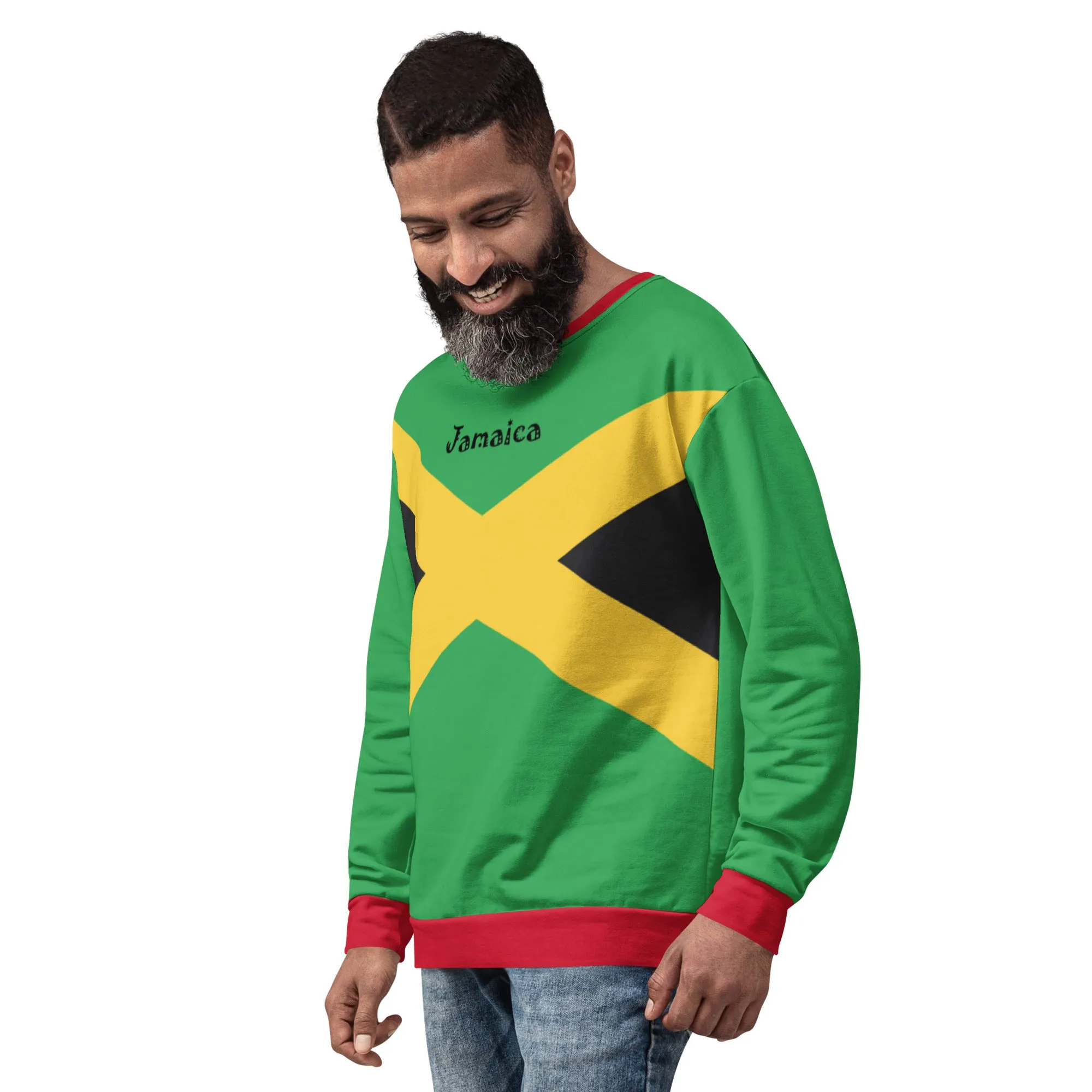 Jamaica Sweatshirt / Jamaica Clothing / Colors Jamaica Flag / Jamaican Outfit