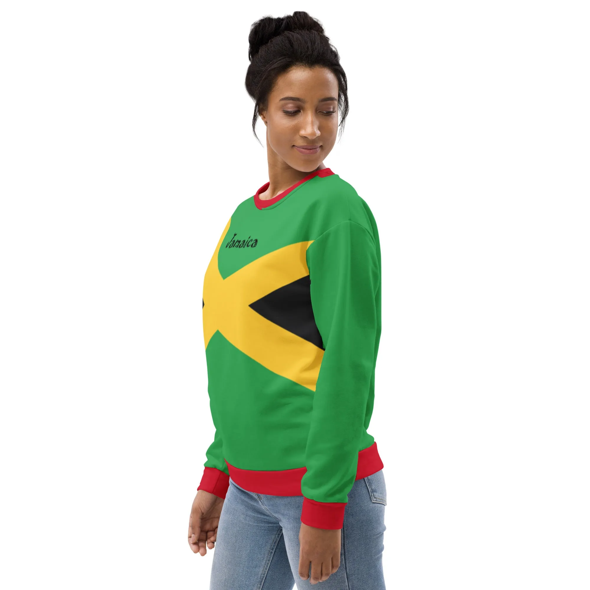 Jamaica Sweatshirt / Jamaica Clothing / Colors Jamaica Flag / Jamaican Outfit