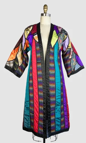 JUDITH ROBERTS La Coleccion 80s Patchwork Coat Small