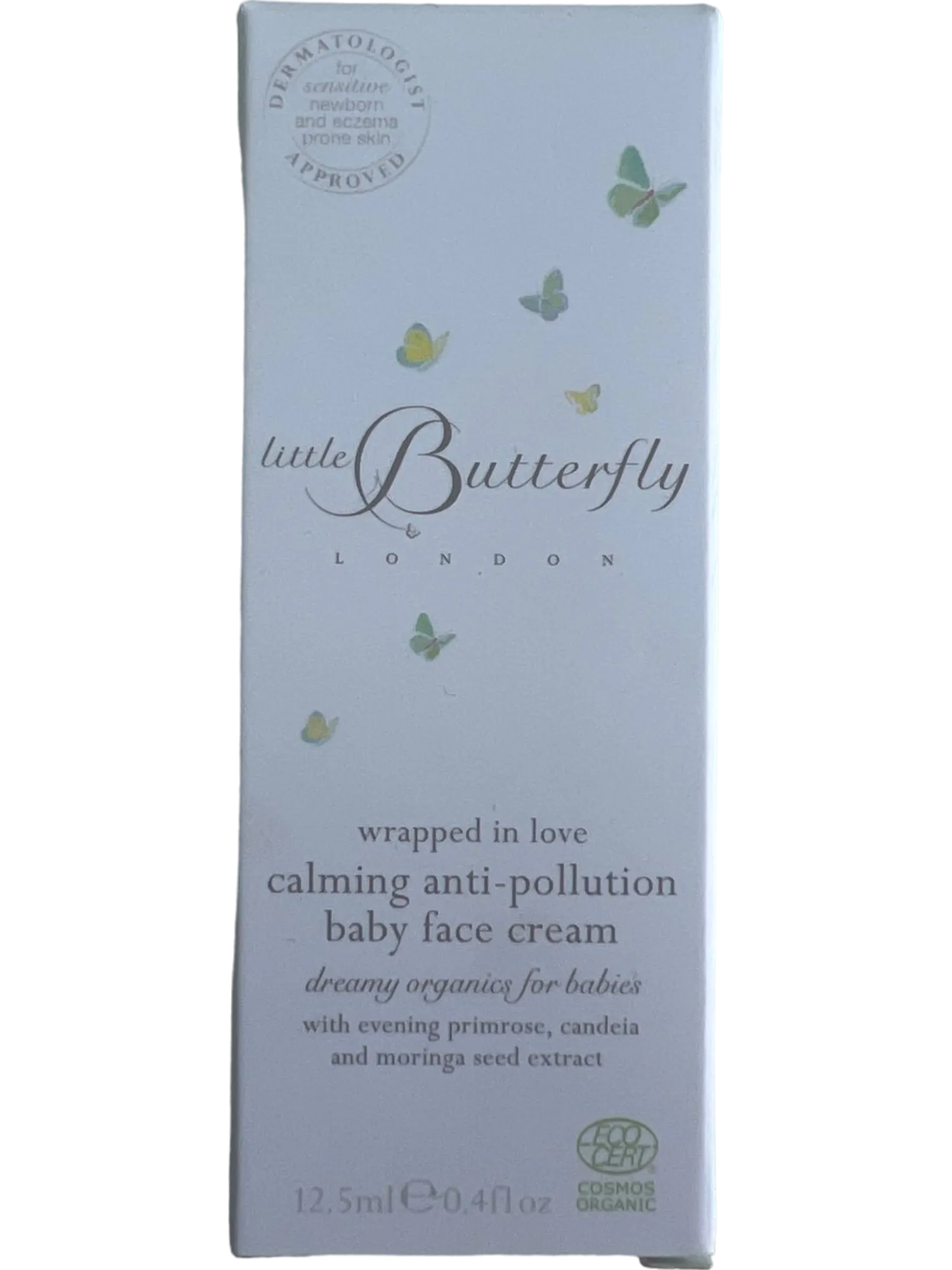 Little Butterfly London Organic Anti-Pollution Baby Face Cream 12.5ml