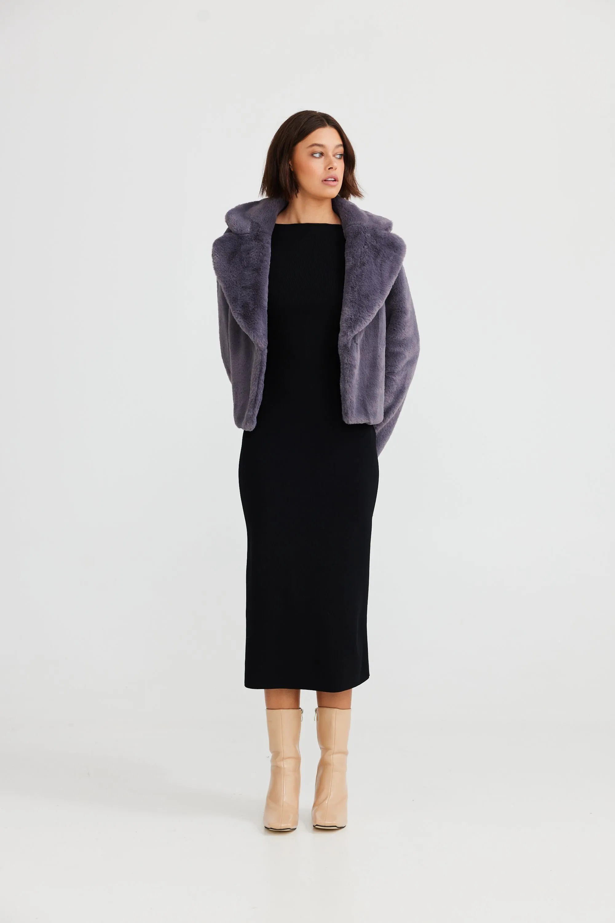 Lottie Coat (Charcoal)