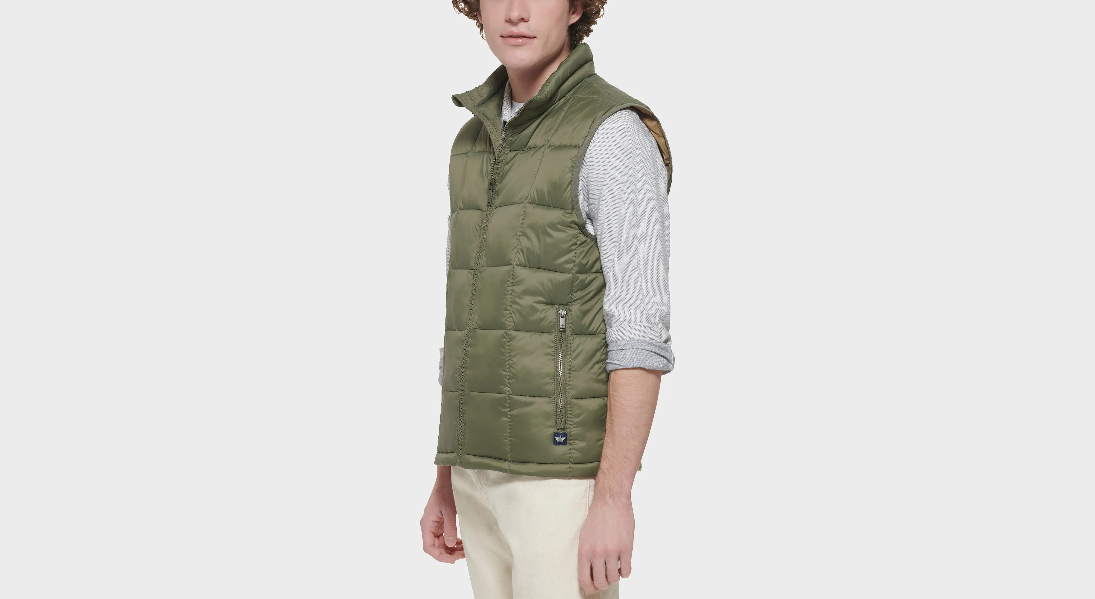 Men's Nylon Lightweight Quilted Vest