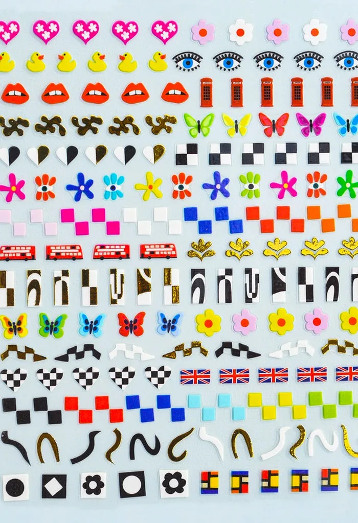 Nail Art Stickers-Mod