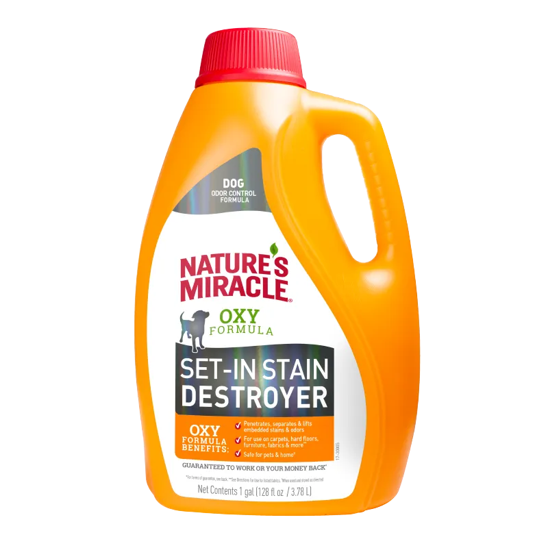 Nature's Miracle Orange Oxy Dog Pour 128oz