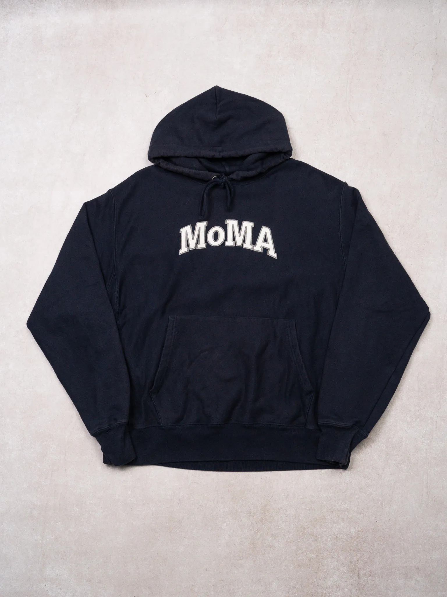 Navy MoMA x Champion Reverse Weave Hoodie (L)