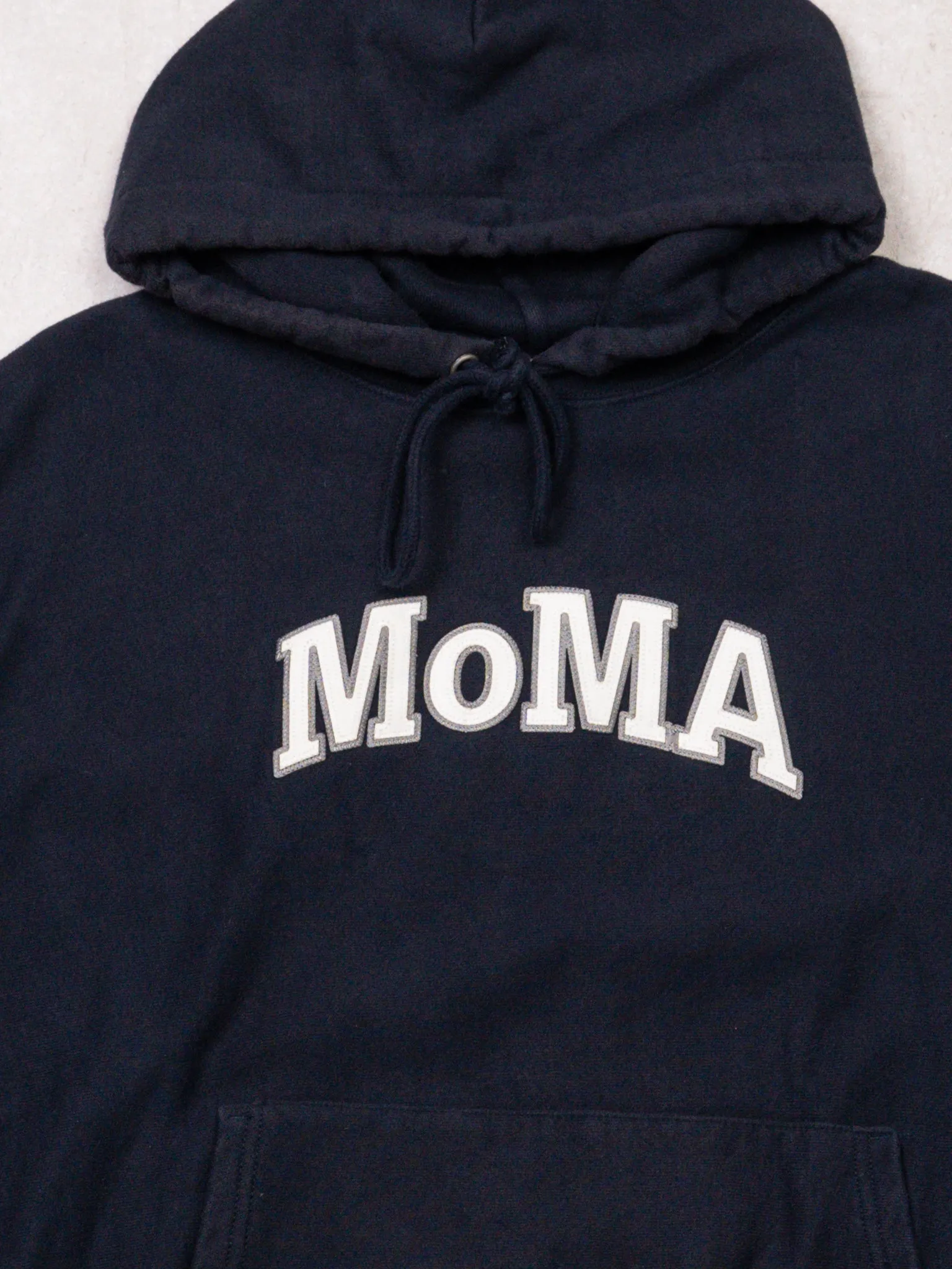 Navy MoMA x Champion Reverse Weave Hoodie (L)