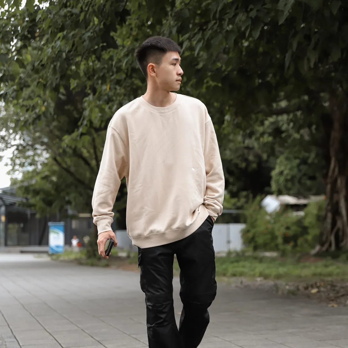 Nike AS M NSW Premium Fleece Long Sleeve Tee [FV8592-126] [FV8592-200]