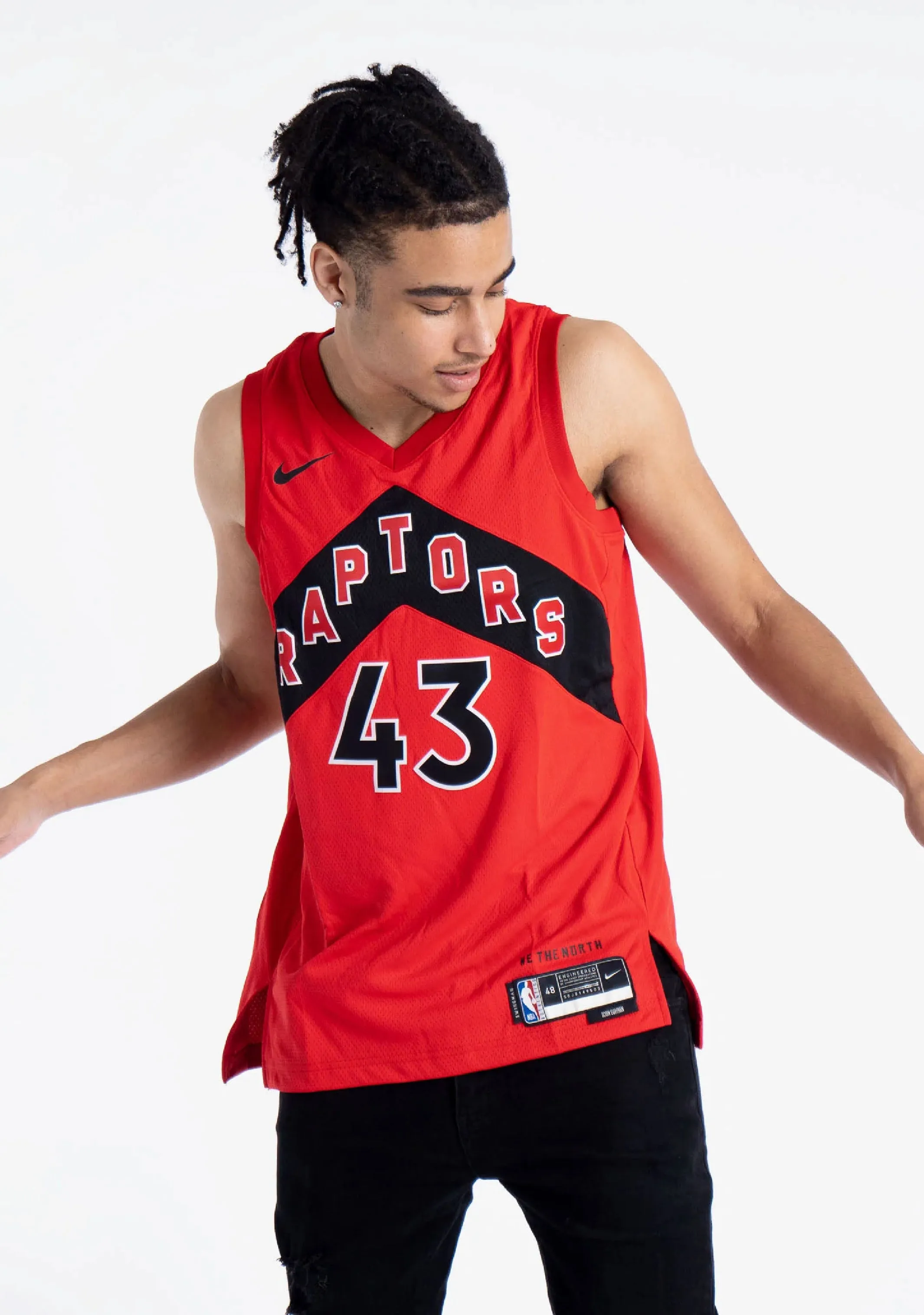 Nike Mens Pascal Siakam Toronto Raptors Icon Edition 2022/23 Dri-FIT NBA Swingman Jersey <br> DN2023 657