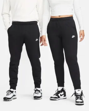 NIKE UNISEX SPORTSWEAR CLUB FLEECE BLACK JOGGERS TRACKPANTS