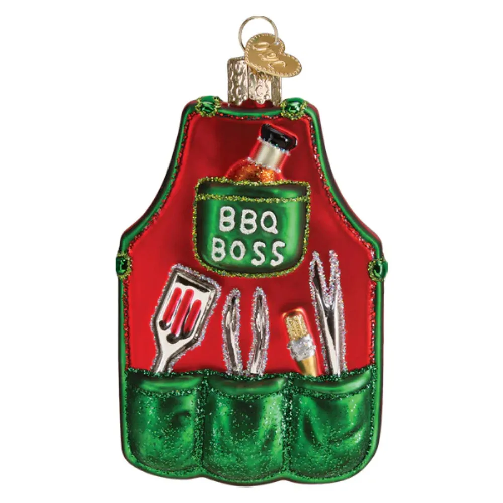 OWC BBQ Apron Ornament