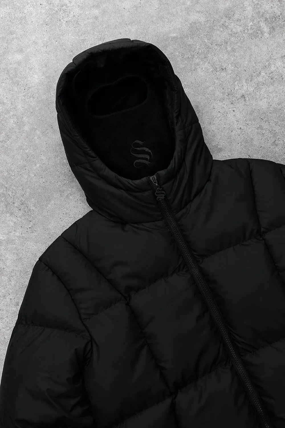 Sinners Raptor Balaclava Puffer Jacket - Black