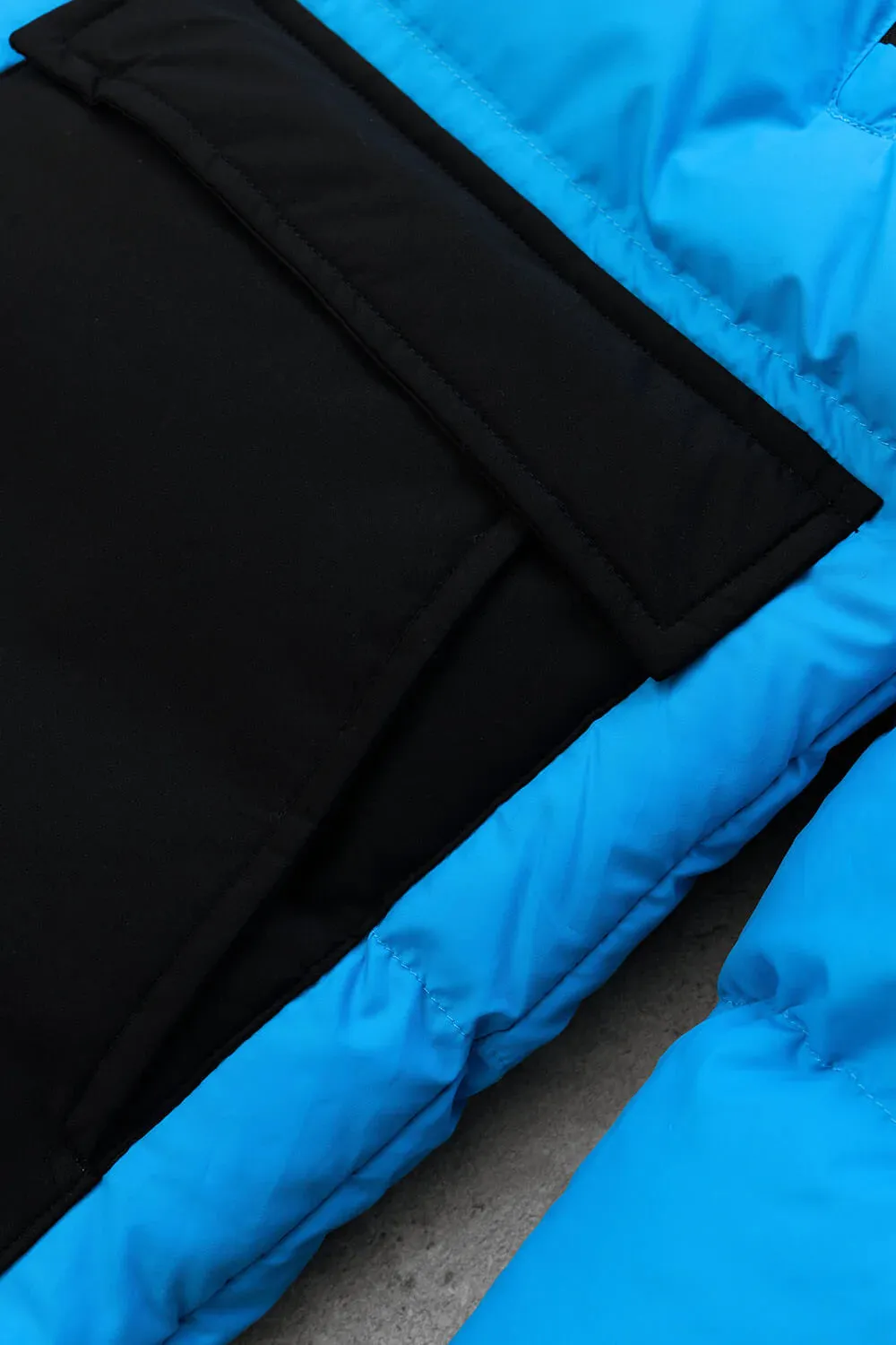 Sinners Storm Puffer Jacket - Blue