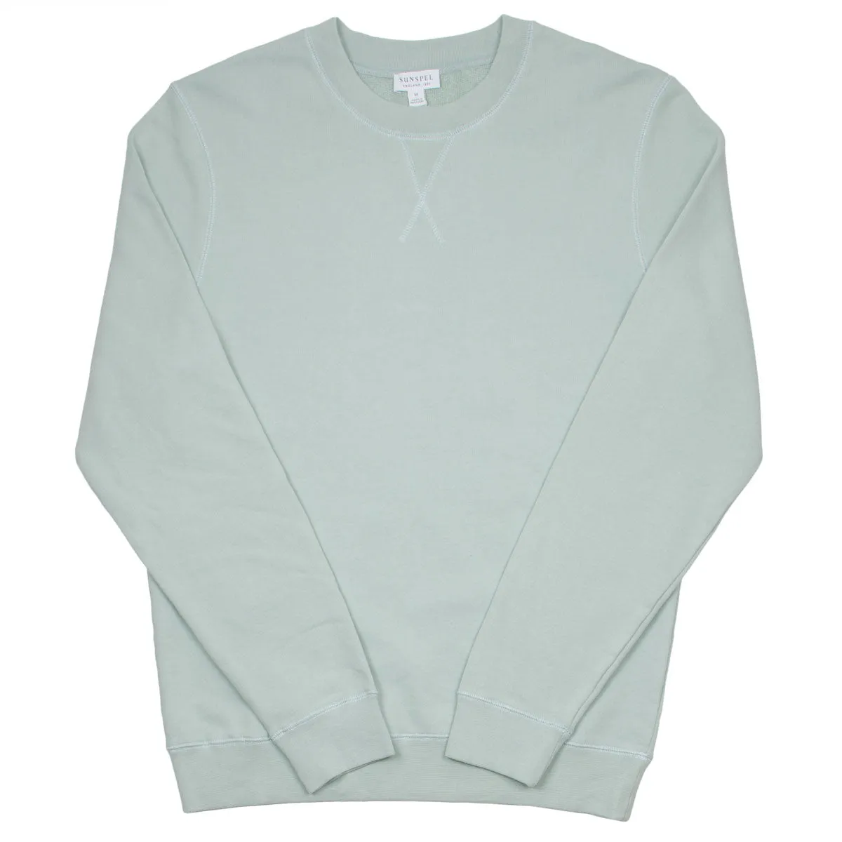 Sunspel - Loopback Sweatshirt - Dusky Green