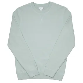 Sunspel - Loopback Sweatshirt - Dusky Green