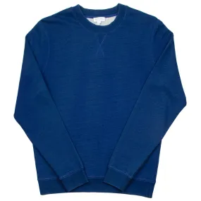 Sunspel - Loopback Sweatshirt - Real Indigo