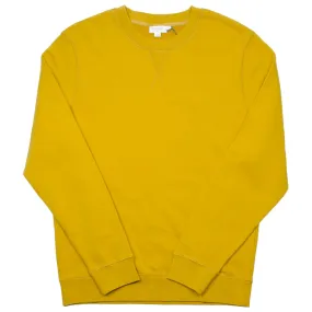 Sunspel - Loopback Sweatshirt - Tumeric (Yellow)