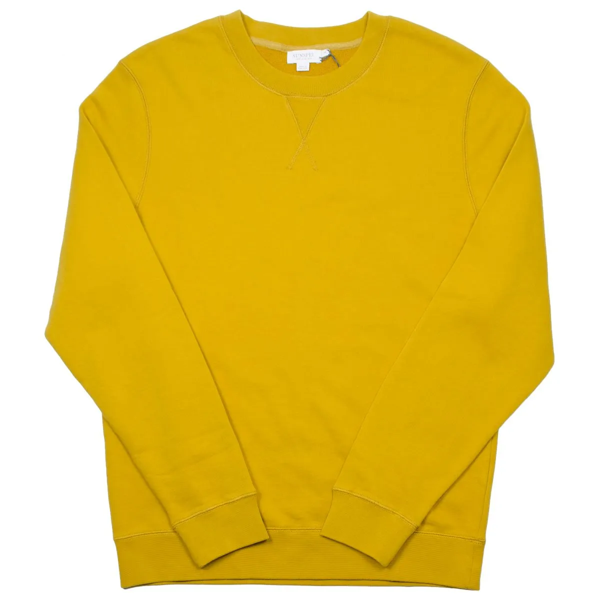 Sunspel - Loopback Sweatshirt - Tumeric (Yellow)