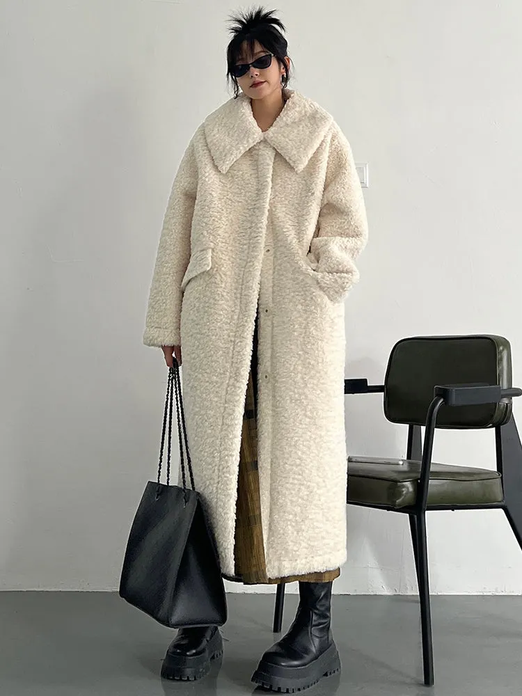 Teeka Fuzz Coat - Cream